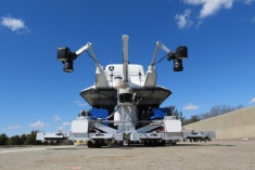 Bridge assessment robot collects data in the field.